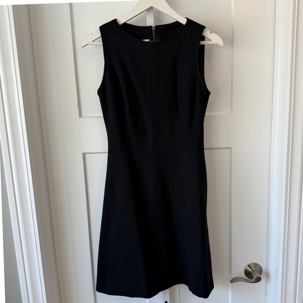SPANX The‎ Perfect Fitted Sleeveless Sheath Dress Size XS Classic Black